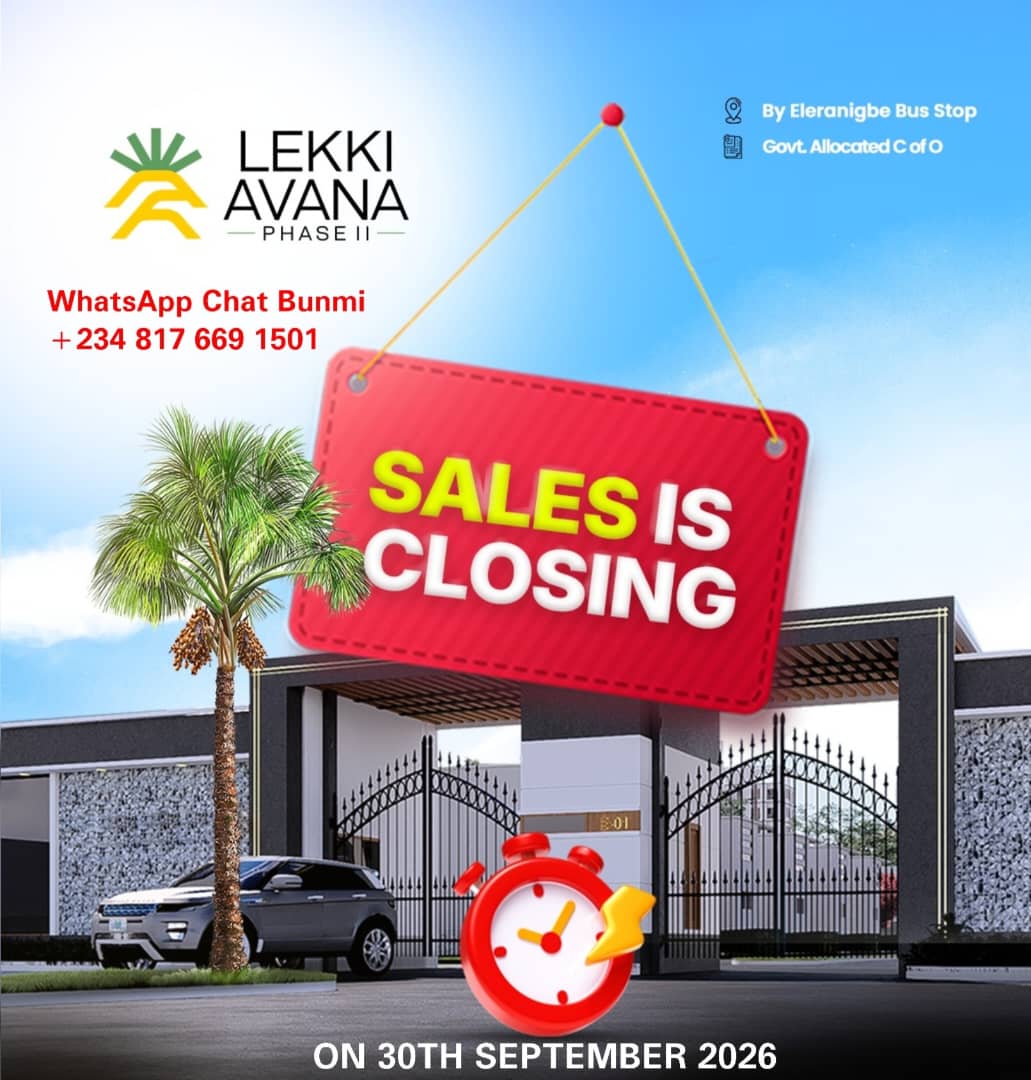 LEKKI AVANA PHASE II in Eleranigbe, Lekki-Epe Expressway, Lagos State